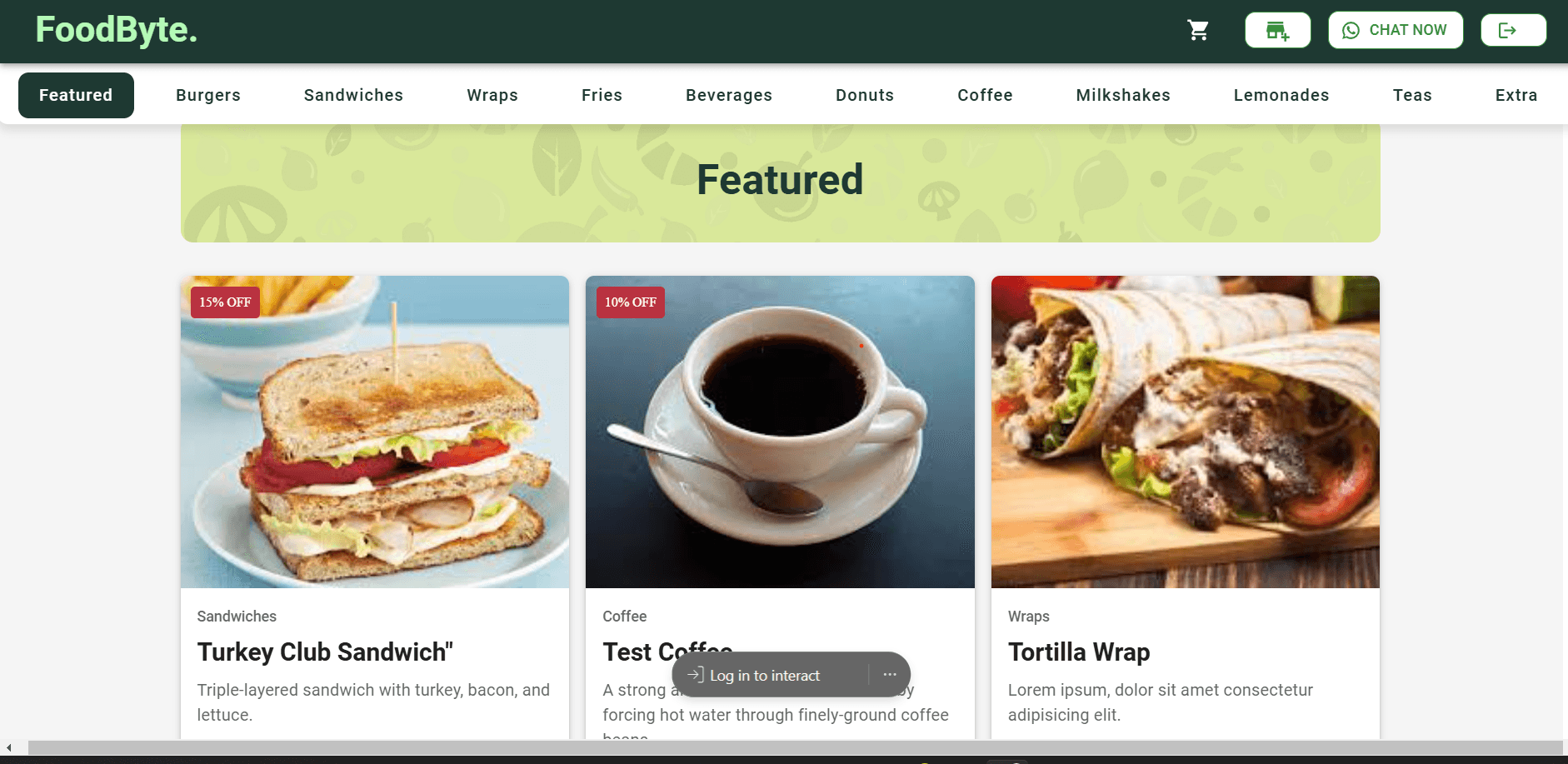 FoodByte | Restaurant Dashboard